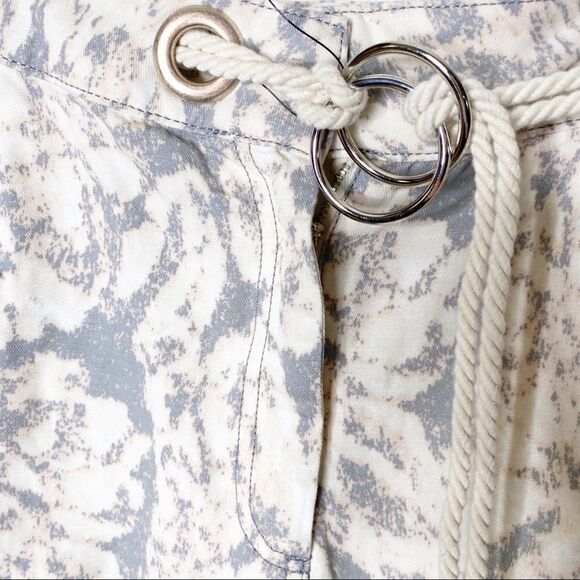 Topshop Cheetah Rope Belted Shorts Size 6 - Picture 4 of 8